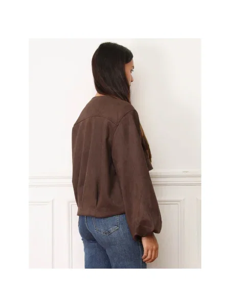 Geacă La Modeuse maro