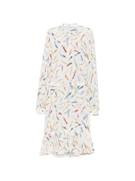 Rochie midi Burberry cu pene
