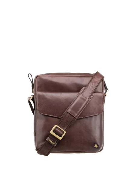 Кожаная сумка Visconti коричневая