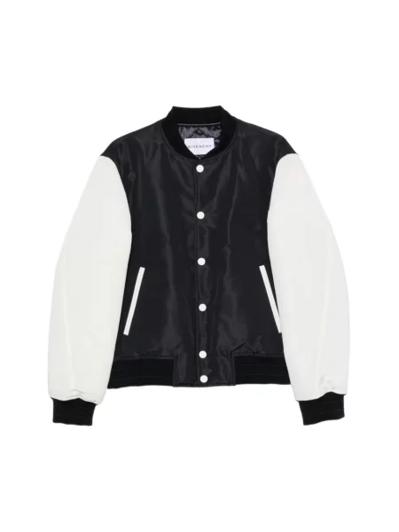Kurtka bomber Givenchy z logo niebieski