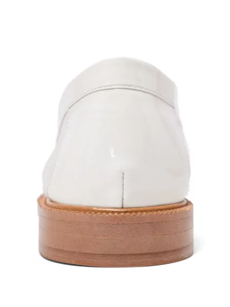 Pantofi loafer Maje din piele alb