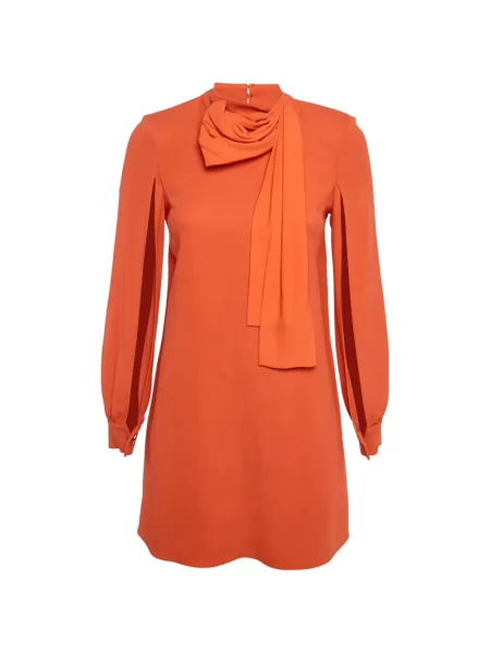 Rochie mini Elisabetta Franchi drapată portocaliu