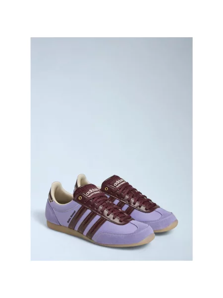 Sneakersy Adidas skórzane fioletowe