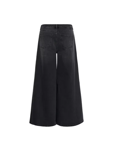 Szerokie jeansy My Essential Wardrobe czarne