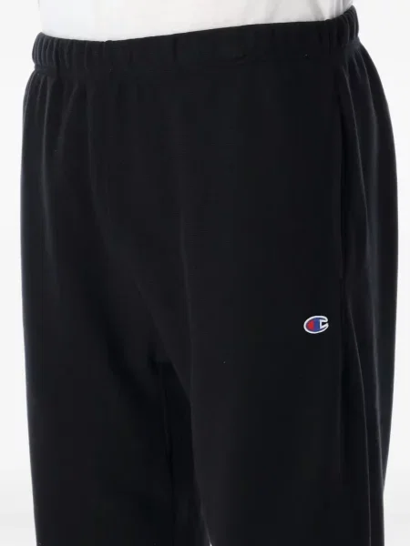 Pantaloni Champion alergare cu autograf negru