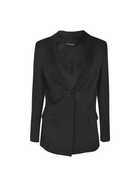 Marynarka Giorgio Armani biznesowa czarna