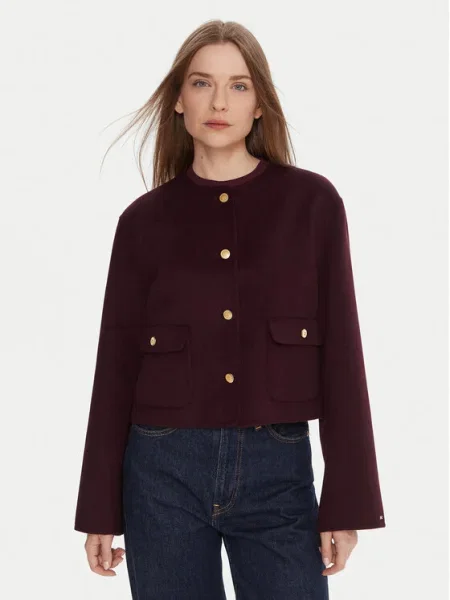 Tommy Hilfiger Преходно яке бордо