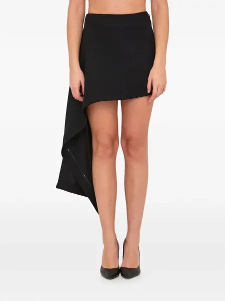 Mini fusta mini Loewe drapată negru