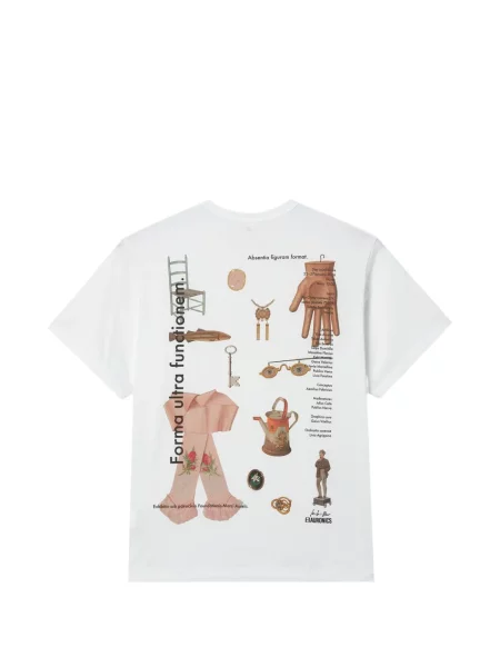 Tricou Khoki cu imagine alb
