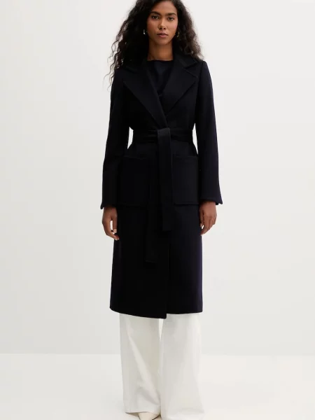 Вовняне пальто MAX&Co. демісезонне червоний