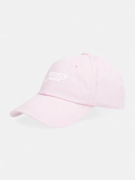 Tommy Jeans Czapka z daszkiem Scri różowy