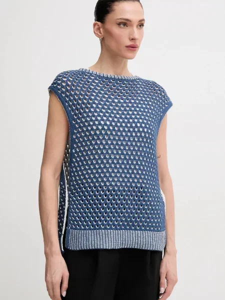 United Colors of Benetton kamizelka granatowy