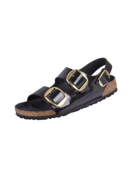 Sandály Birkenstock Milano Big Buckle černá