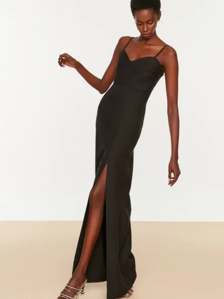 Rochie de seară Trendyol negru