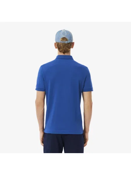Lacoste Koszulka Polo Paryż Regular Fit Ciemnoniebieska niebieski
