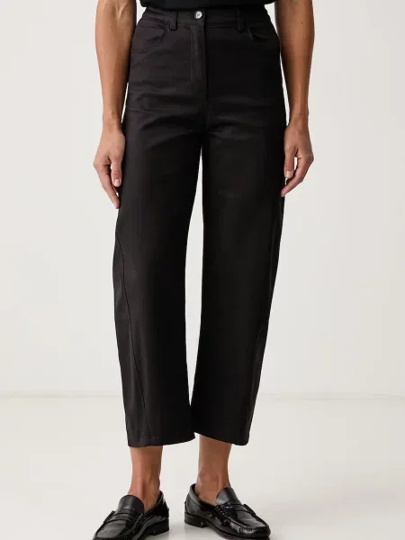 Sisley pantaloni pentru femei din cu negru