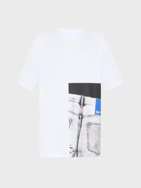 Футболка Karl Lagerfeld Jeans белая