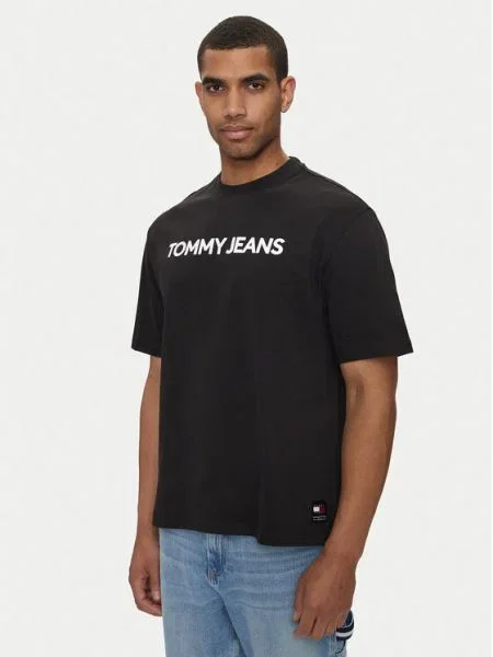 Tommy Jeans Tricou | Oversize fit negru