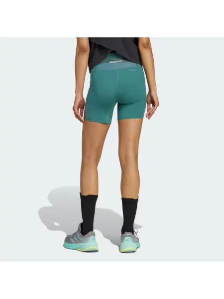 Krótkie legginsy do biegania CLIMACOOL+ cyraneczka
