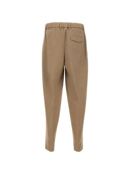 Pantaloni Boss plisate conici
