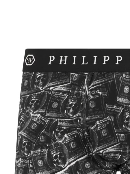 Boxeri Philipp Plein cu imagine negru