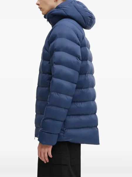 Geacă Fjallraven cu glugă albastru