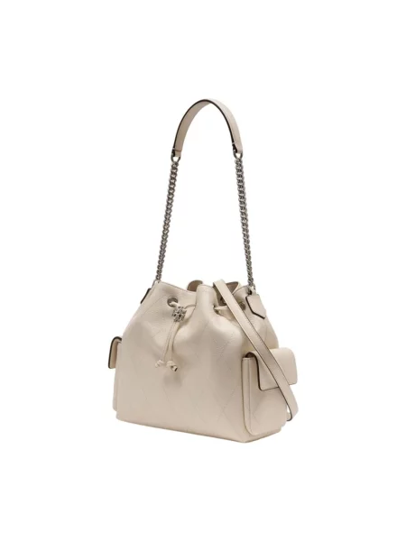 Tory Burch Torba Charlie beige beżowa