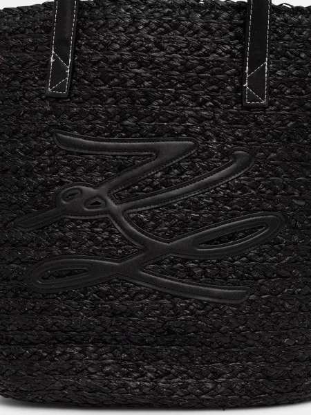 Karl Lagerfeld пляжна сумка плетена K/AUTOGRAPH