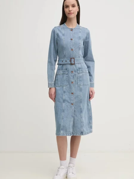 Миди джинсовое платье Pepe Jeans