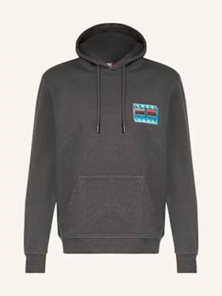 Tommy Jeans Bluza Z Kapturem schwarz