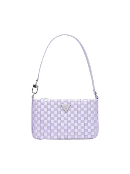 Guess torebka TWILLER fioletowa