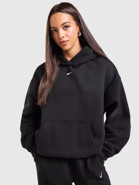 Nike Bluza Z Kapturem W Nk Stdo Flc Mw Os Po Hdy czarna