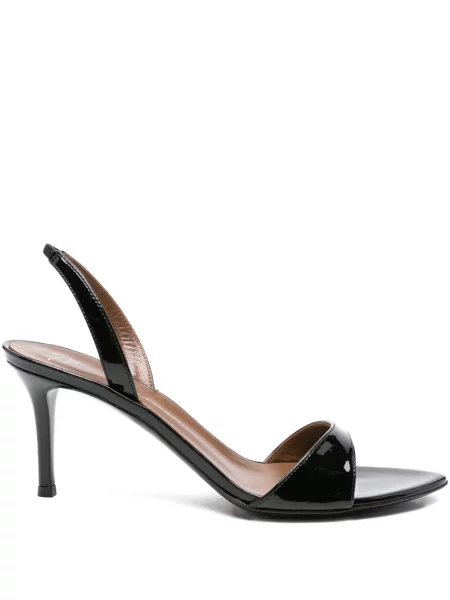 Sandale Giuseppe Zanotti din piele de lac slingback negru
