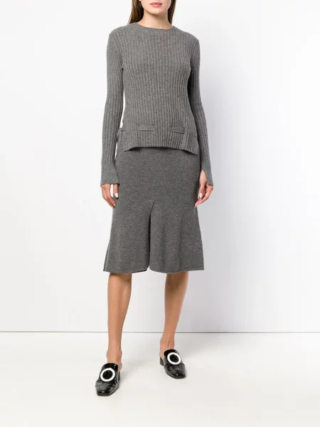 Kašmyro sijonas Cashmere In Love pilka