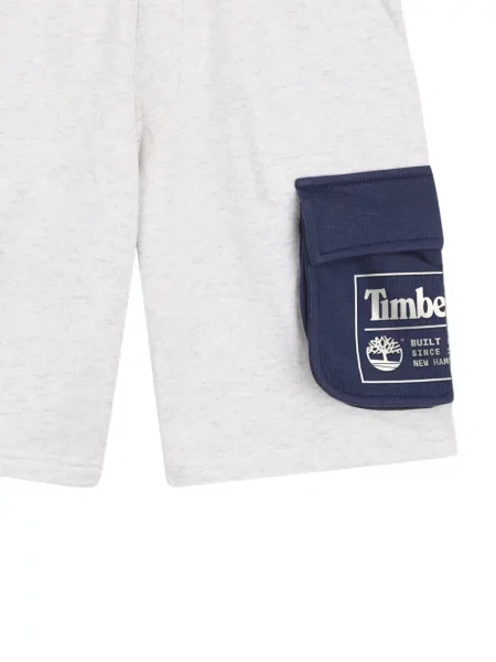 Dětské kraťasy Timberland šedé