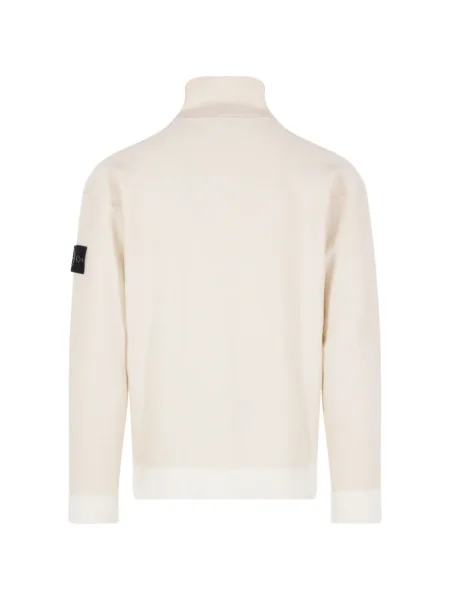 Pulover Stone Island cu strasuri alb