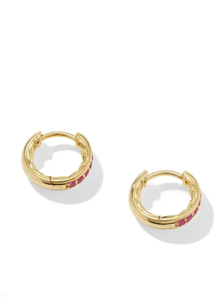 Auskarai David Yurman geltona