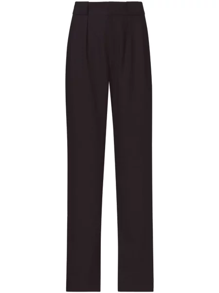 Pantaloni Proenza Schouler White Label plisate alb