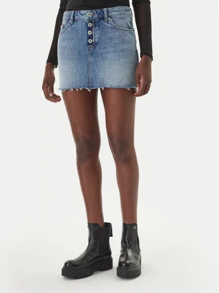 HUGO Джинсова спідниця Galanie Голубий