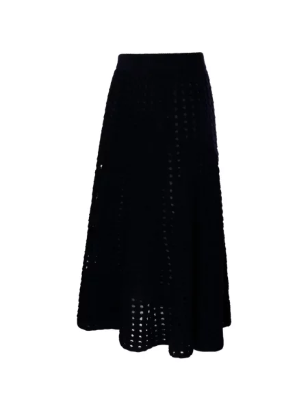 Fustă midi Nude tricotate negru