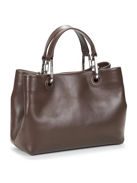 Kabelka Emporio Armani hnedá
