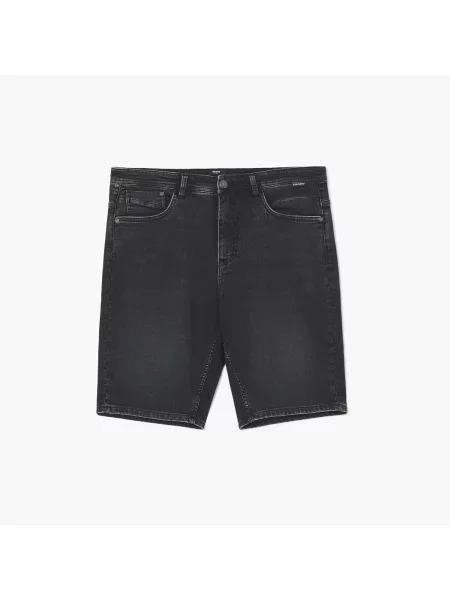 Джинсовые шорты Cropp черные