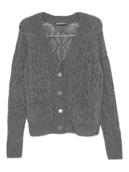 Cardigan Ermanno Scervino tricotate gri
