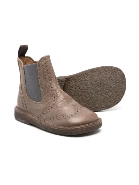 Buty do kostki dziecięce Pèpè brązowe