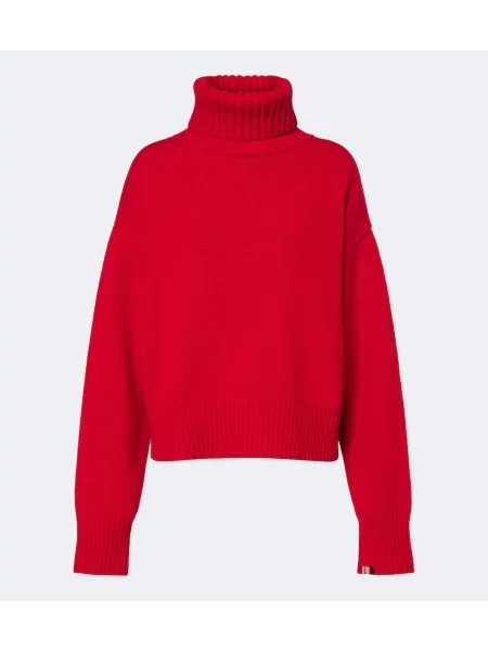 Decupat heláncă Extreme Cashmere din cașmir roșu