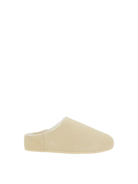 UGG kapcie zamszowe Elea Slip-On beżowy