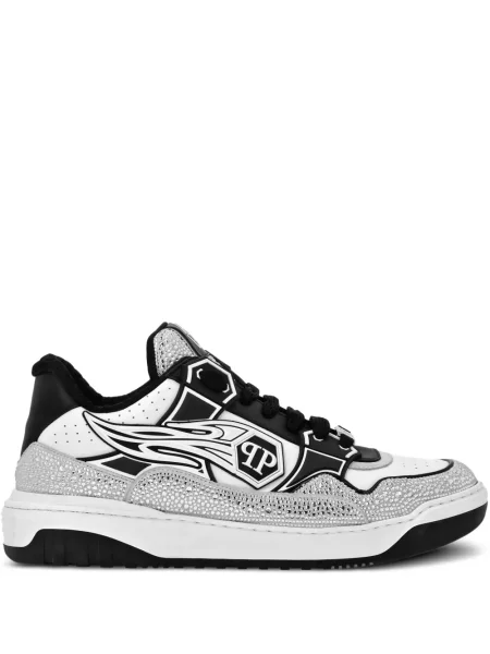 Kožne tenisice Philipp Plein bijela
