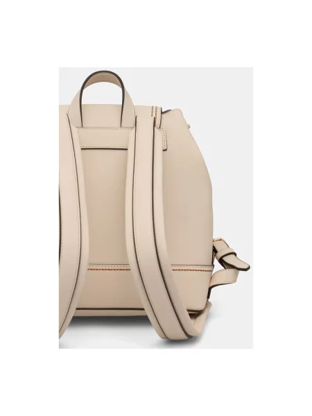 Love Moschino plecak z imitacji skóry beżowy