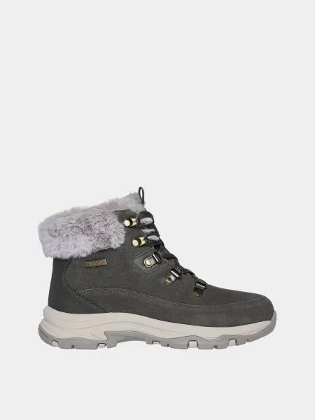 Черевики Skechers Trego Snow Worries оливковий шкіра/штучна шкіра/текстиль