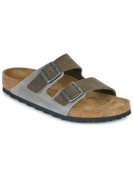 Papuci Birkenstock gri